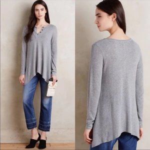 Anthropologie Sunday in Brooklyn Hanky Hem Henley sz M